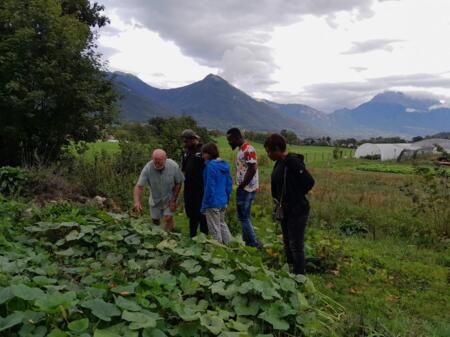 Atelier « culture potagère » dans le cadre de l’action « Mieux manger pour tous »- Partenaire Terre Solidaire.