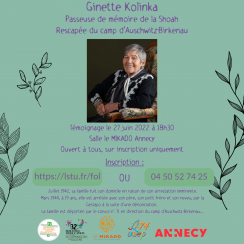 TEMOIGNAGE GINETTE KOLINKA - LUNDI 27 JUIN 2022
