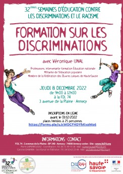 FORMATION SUR LES DISCRIMINATIONS AVEC VÉRONIQUE UNAL