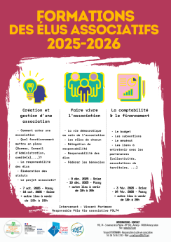 Formations des élus associatifs - 2025 - 2026