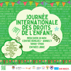Journée internationales des droits de l'enfant - mercredi 20 novembre 2024 - Annecy