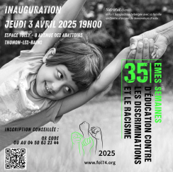 Inauguration des 35èmes Semaines d'éducation contre les discriminations et le racisme