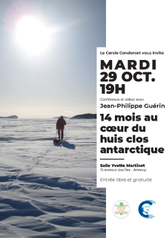 Conférence - 14 mois au cœur du huit clos antarctique