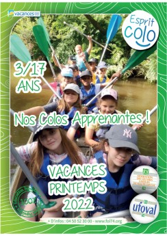 Colonies Apprenantes - Vacances de printemps