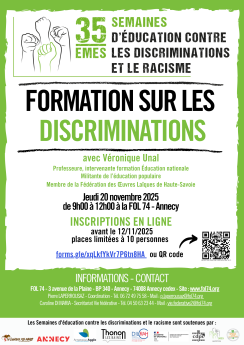 FORMATION SUR LES DISCRIMINATIONS